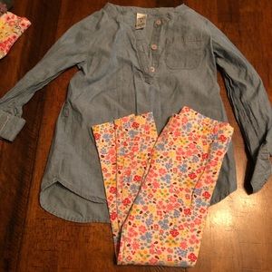 Carter’s girls outfit size 5